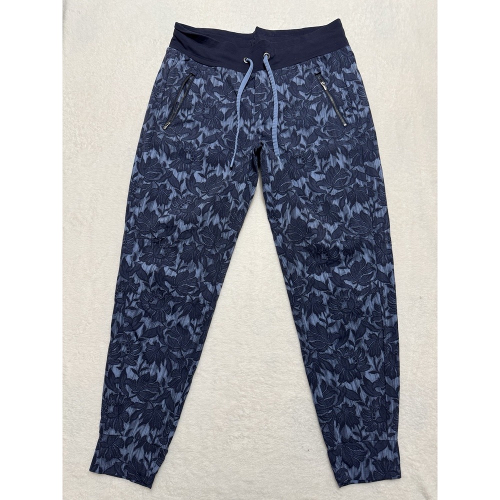 Athleta Women's Trekkie North Jogger Blue Etheral Bloom Pants Size 10